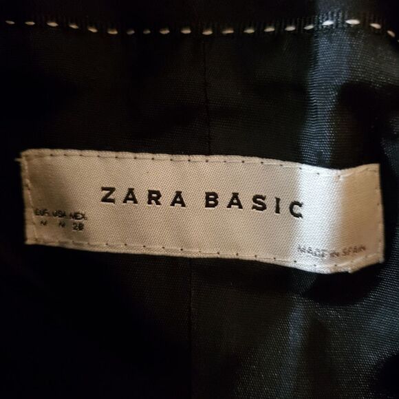 Zara Basic Single Button Black Business Vest (M) - Picture 5 of 5